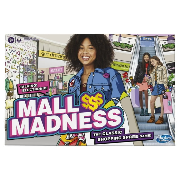 Mall Madness Electronic Shopping Spree Board Game for Ages 9 and Up