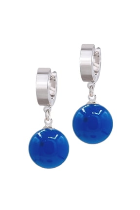- Anime Earrings for Women - Japanese Earrings for Men - Potara Earrings (Ocean)