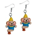 thumbnail image 1 of Mall of Style - Clown Earrings for Women - Funny Earrings - Colorful Resin Earrings (Ronald), 1 of 6