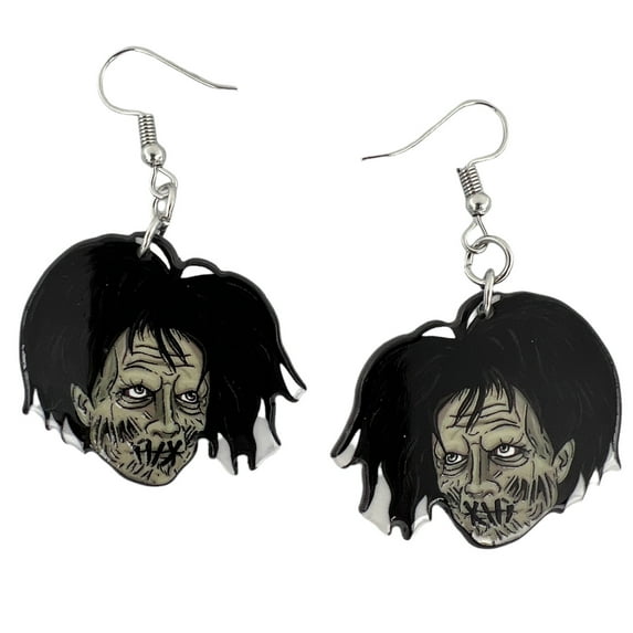 Mall of Style - Day of The Dead Earrings - Spooky Jewelry - Halloween Accessories (The Spirit)