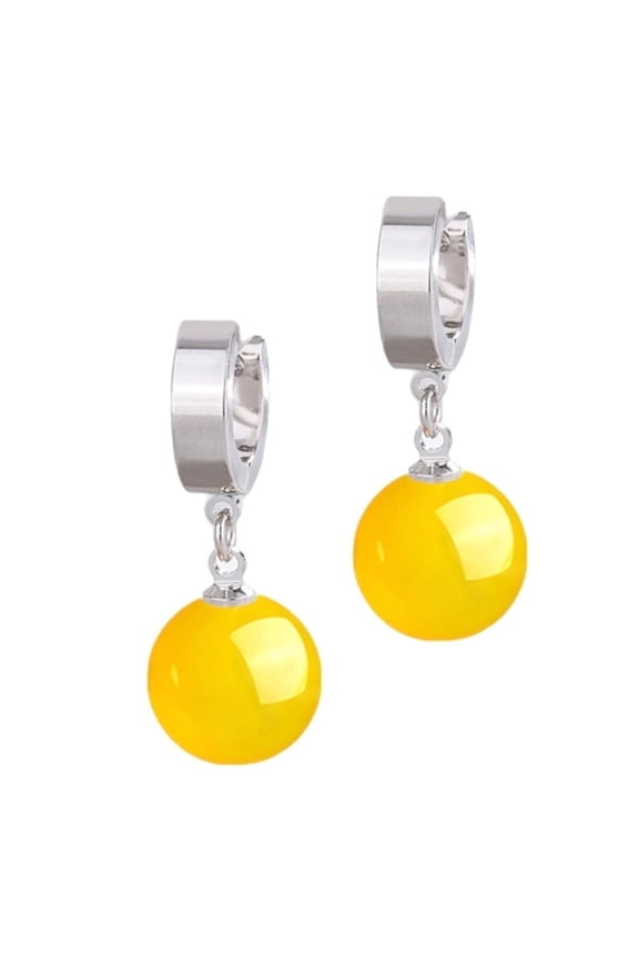 - Potara Clipon Earrings for Men - Potara Earring - Japanese Anime Earring (Sun)