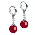 thumbnail image 1 of Mall of Style - Potara Earrings for Women - Unisex Potara Danglers - Japanese Jewelry (Fire Zircon), 1 of 9