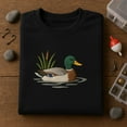 thumbnail image 1 of Mallard Duck Embroidered Sweatshirt, Fishing and Hunting Bird Crewneck, Waterfowl Nature Lover Sweater, Fisherman Gift, 1 of 4