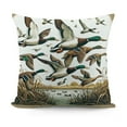 thumbnail image 1 of Mallard Duck Throw Pillow Covers  Duck Hunting Themed Pillow Covers for Kids Teens Mallard Duck Bird Cushion Cover Rustic Natural Lake Scenery Decorative Pillow Covers, 1 of 5