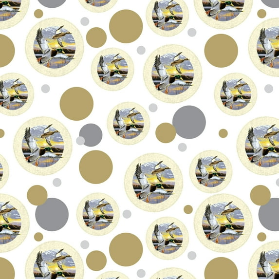 Mallard Ducks Flying Sunrise Premium Gift Wrap Wrapping Paper Roll