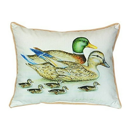 Mallard Family Large Indoor/Outdoor Pillow 18x18