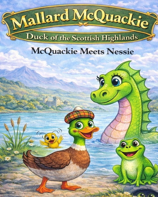 Mallard McQuackie Mallard McQuackie Duck of the Scottish Highlands: McQuackie Meets Nessie, Book 1, (Paperback)