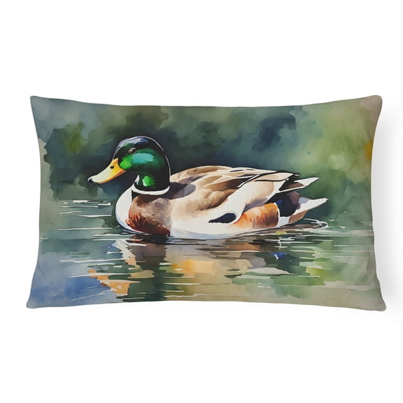 Mallard Throw Pillow 12 in x 16 in