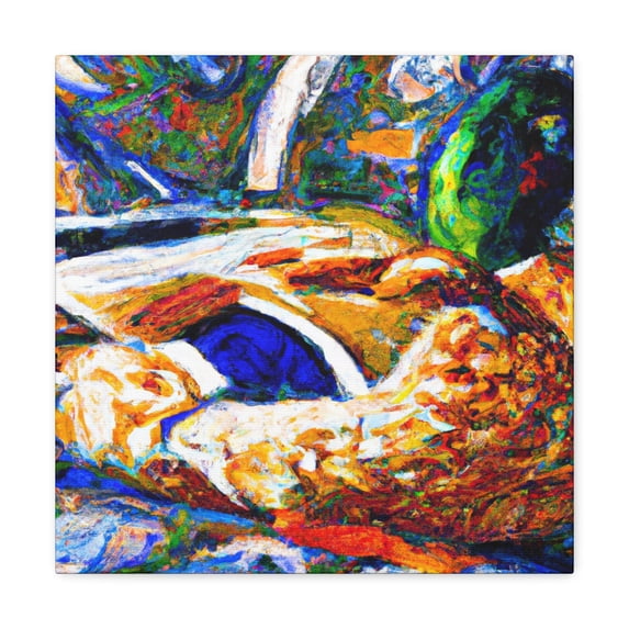 "Mallard in Reflection" - Canvas