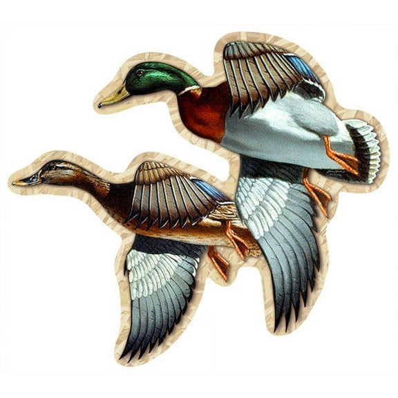 Mallards Wild Ducks Novelty Sign | Indoor/Outdoor | Funny Home Décor for Garages, Living Rooms, Bedroom, Offices | SignMission personalized gift Wall Plaque Decoration