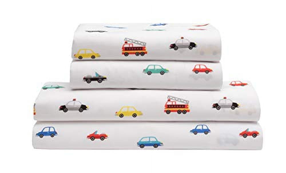 Mallary by Matthew Kids Super-Soft 100% Microfiber Print Sheet, Cars ...