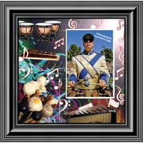Mallets, Xylophone, Timpani Marching or Concert Band Personalized Picture Frame, 10X10 3509