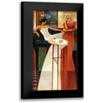 thumbnail image 1 of Mallett, Keith 11x18 Black Modern Framed Museum Art Print Titled - Les Anges, 1 of 5