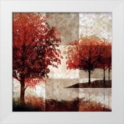 Mallett, Keith 12x12 White Modern Wood Framed Museum Art Print Titled - Elysian Fields