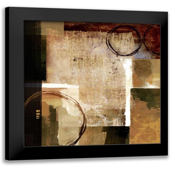 Mallett, Keith 15x15 Black Modern Framed Museum Art Print Titled - Broadway Rhythm