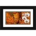 thumbnail image 1 of Mallett, Keith 18x11 Black Ornate Wood Framed with Double Matting Museum Art Print Titled - Buddha Panel II, 1 of 4