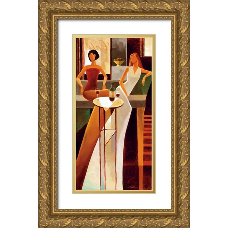 Mallett, Keith 18x32 Gold Ornate Wood Framed with Double Matting
