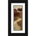 thumbnail image 1 of Mallett, Keith 7x14 Black Ornate Wood Framed with Double Matting Museum Art Print Titled - Shades of Autumn II, 1 of 4