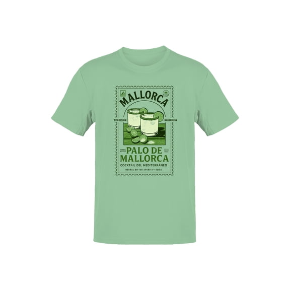 Mallorca Herbal Bitter Cocktail Design Men's T-shirt