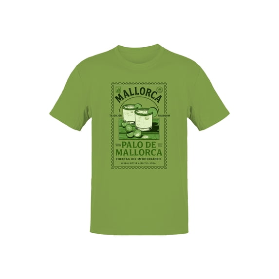Mallorca Herbal Bitter Cocktail Design Men's T-shirt