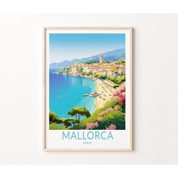 Mallorca Spain Coastal Island Home Decor