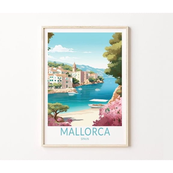 Mallorca Spain Island Travel Home Decor