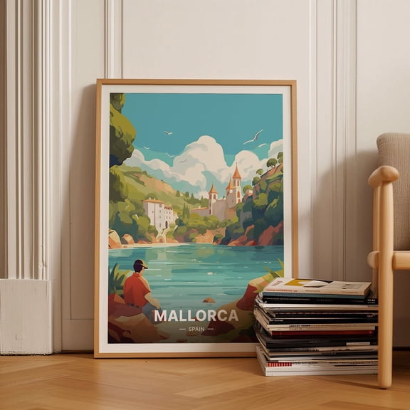 Mallorca Spain Seaside Landscape Wall Decor