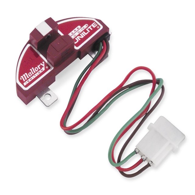 Mallory A605 Unilite Breakerless Ignition Conversion Kit Replacement Ignition Module
