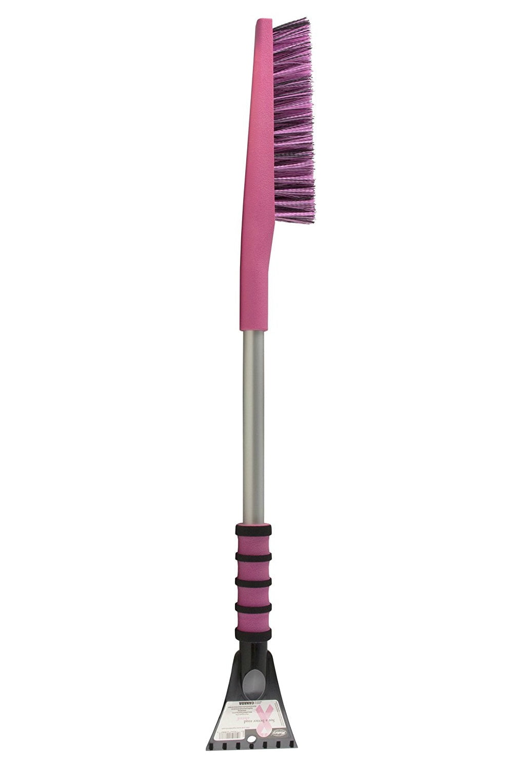 Mallory S30-886pkus Snow Brush & Ice Scraper with Foam Grip, Pink, 31