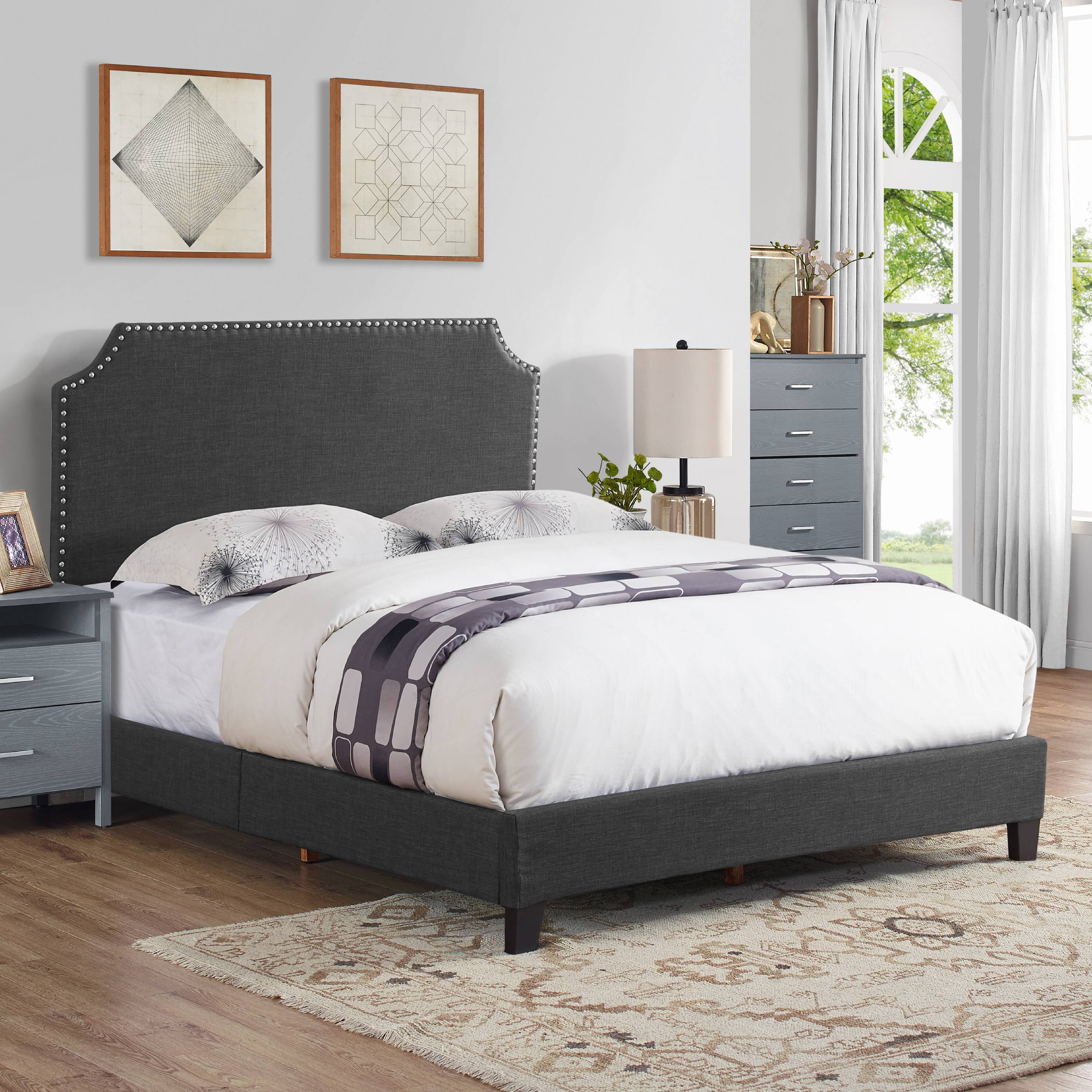 Colored 2024 upholstered bed