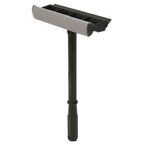 Mallory WS1524A Black Window Washer and Squeegee, 15"