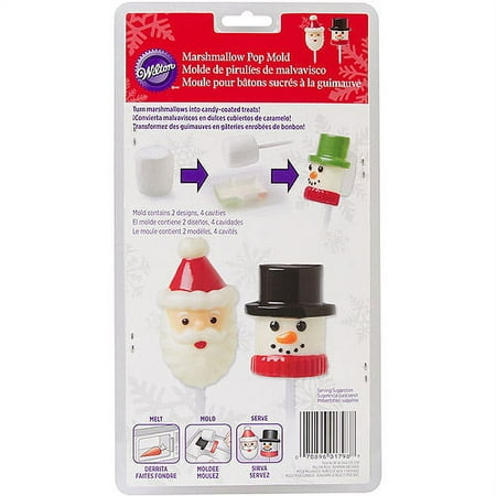 Mallow Candy Mld Snow Santa