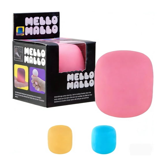 Mallow Fidget Toy Sensory Toy with a Satisfying Dough Filling - Color Changeable Squeeze Balls in The Sun - Ages 3 and Up (Pink)