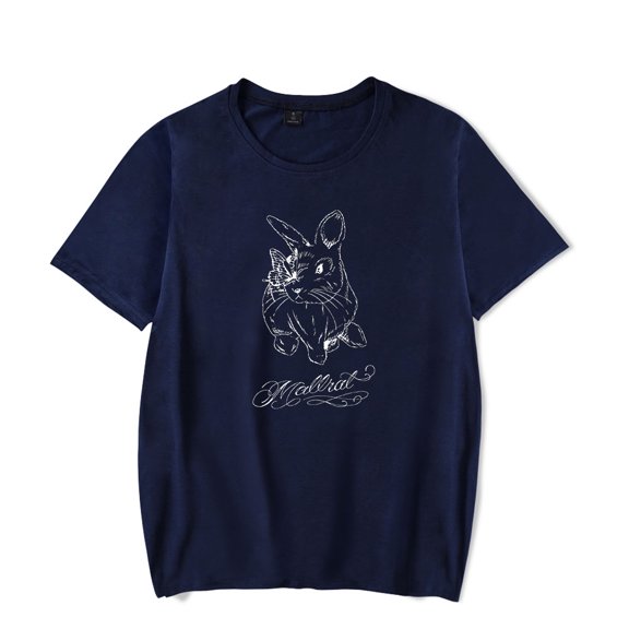 Mallrat Merch Rabbit T-Shirt Men/Women Streetwear T-Shirt Shirt Short Sleeve
