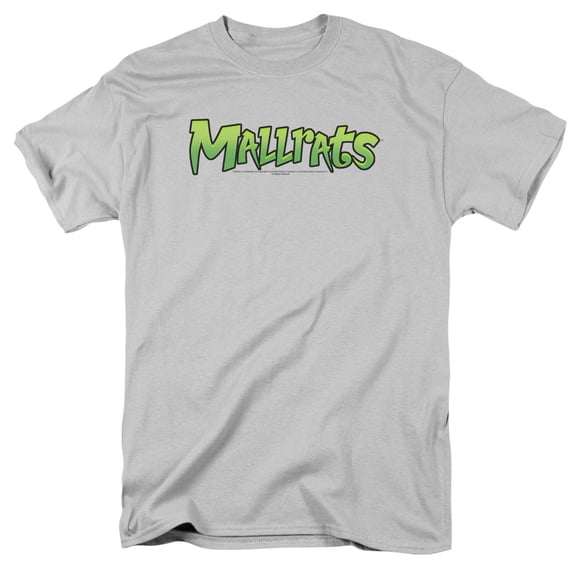 Mallrats Logo S/S Adult 18/1 T-Shirt Silver
