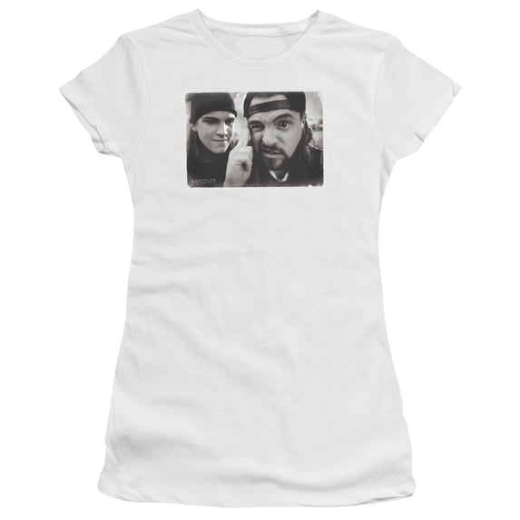 Mallrats Mind Tricks Junior Women's T-Shirt Sheer White