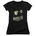 thumbnail image 1 of Mallrats Nootch Junior Women's T-Shirt V-Neck Black, 1 of 1