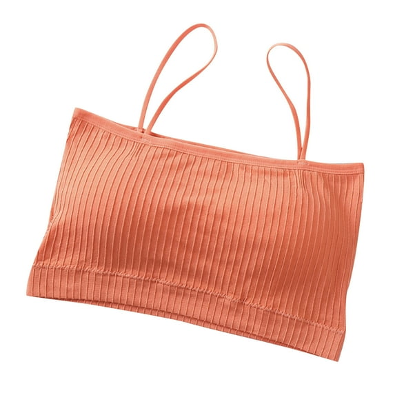 Bra and Panty Sets for Women Bra Wire-Free Underwear Pullover Bra Everyday Underwear No Underwire Bras V-Neck Seamless Bra Hook and Eye Closure Padded Bra Style Y-425 , Gold One Size