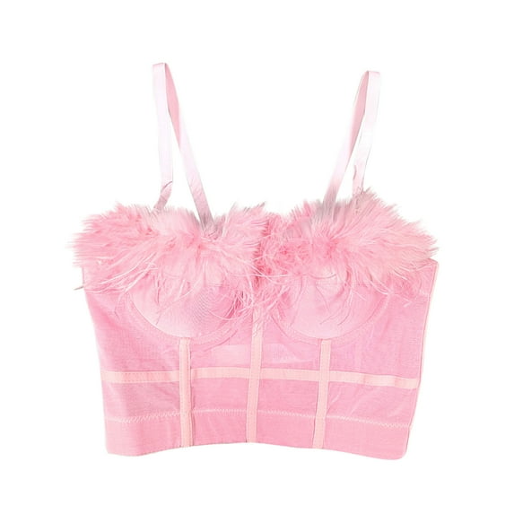 Cute Bras Women Seamless Bra Feature V-Neck Molded Bra Style W-1205 Pinks S