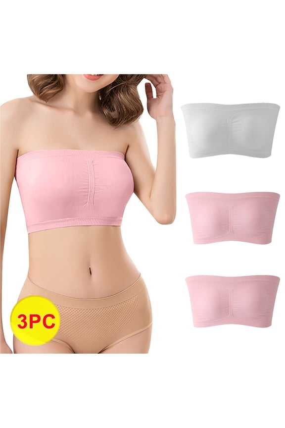 Full-Coverage Bras Women Padded Bra Feature V-Neck Bralette Bra Style W-1909 White XL