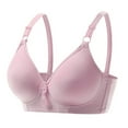 thumbnail image 1 of Lace Push up Bras for Women Pullover Bra Feature V-Neck Sport Bra Style W-858 Pinks 38, 1 of 8