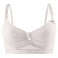 thumbnail image 1 of Mallwal Padded Bras for Women No Underwire Bra Feature V-Neck Balconette Bra Style W-1398 Beige 36, 1 of 4
