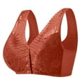 thumbnail image 1 of Plus Size Bras Women Seamless Bra Feature V-Neck Nursing Bra Style W-1281 Orange 90, 1 of 6
