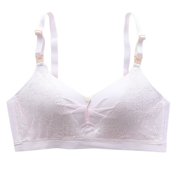 Sport Bra Women Lightly Lined Bra Feature V-Neck Balconette Bra Style W-1399 Pinks 40