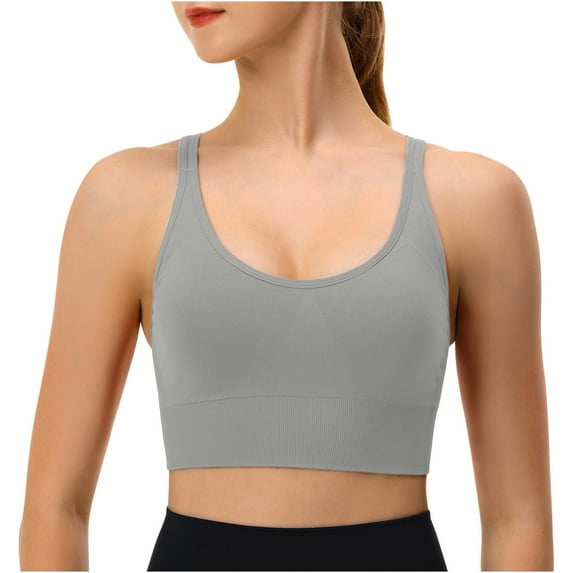 Sports Bra Women Pullover Bra Feature V-Neck Push-up Bra Style W-733 Green S