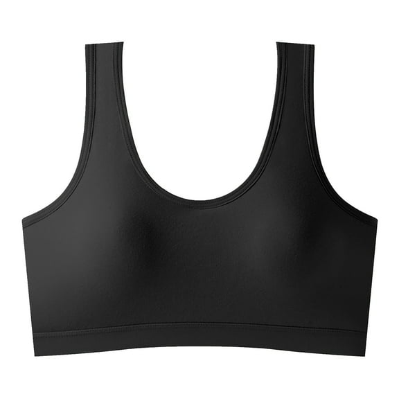 T Shirt Bra Women Seamless Bra Feature V-Neck Push-up Bra Style W-1936 Black L