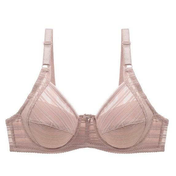 LLYWEY T-Shirt Bras for Women Clearance Plus Size Bras Women Wireless Ladies Training Bra Style-803 Women's Plus Lightly Lined Bra Feature Adult Female Everyday Sports Bras Khaki 34B