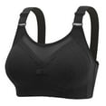 thumbnail image 1 of T Shirt Bras for Women Lightly Lined Bra Feature V-Neck Nursing Bra Style W-871 Black S, 1 of 2