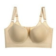 thumbnail image 1 of Training Bras Women Convertible Bra Feature V-Neck Sport Bra Style W-1737 Beige 40, 1 of 8