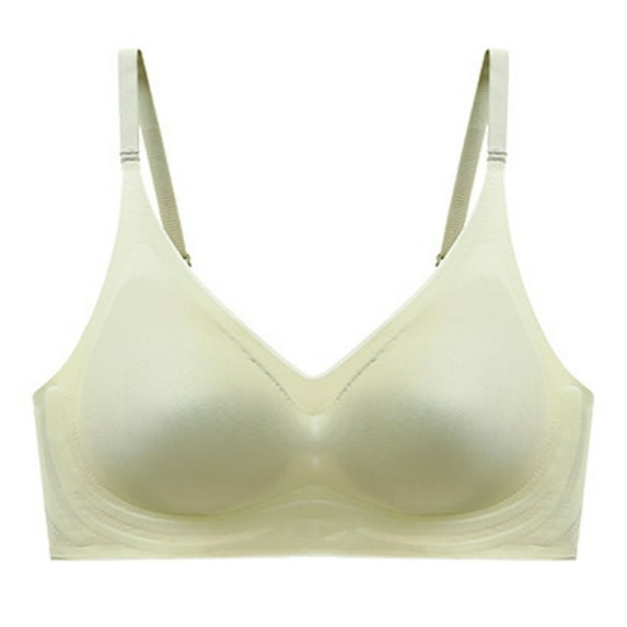 Wireless Everyday Bra Women Pullover Bra Feature V-Neck Nursing Bra Style W-1455 Green S